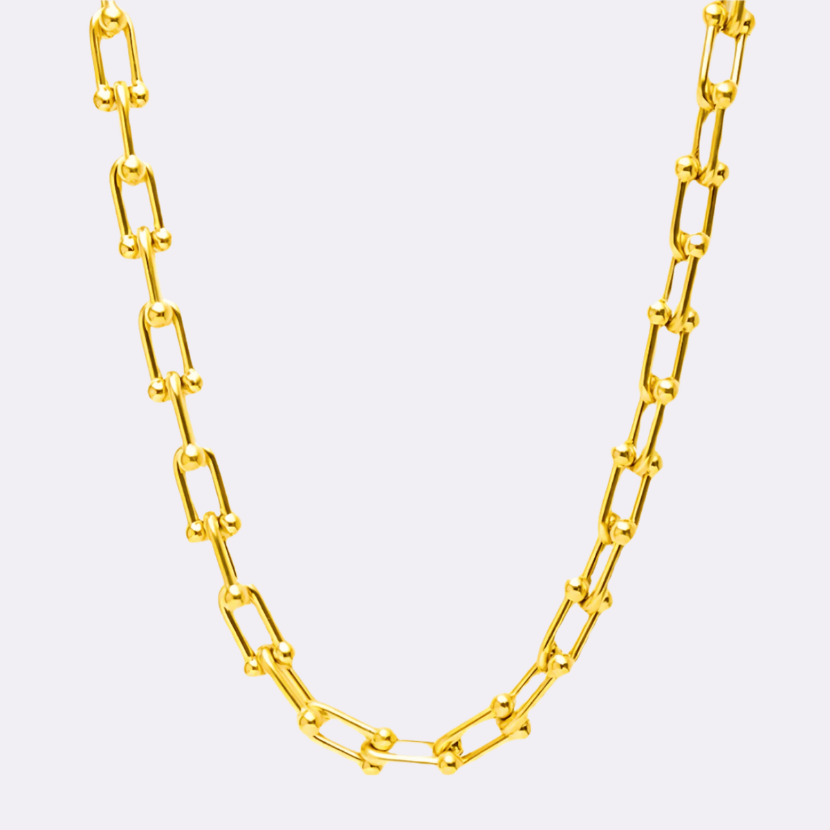 Collana Uomo Maglia massiccia piena gr.25.00 Oro Bianco e Giallo 18kt Collana Uomo Maglia massiccia piena gr.25.00 Oro Bianco e Giallo 18kt