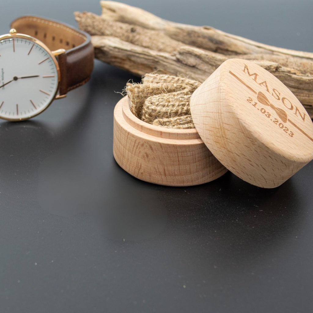 Personalized Wooden Box For Cufflinks - Ornaments Co - 